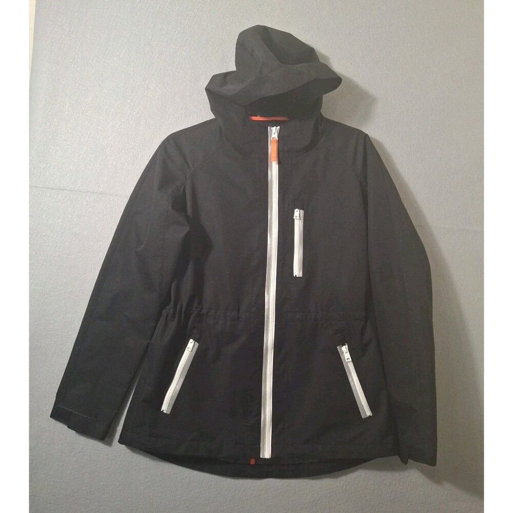 Vince Camuto Black Light Polyester Hooded Reflective Slim Jacket Women's Size: S